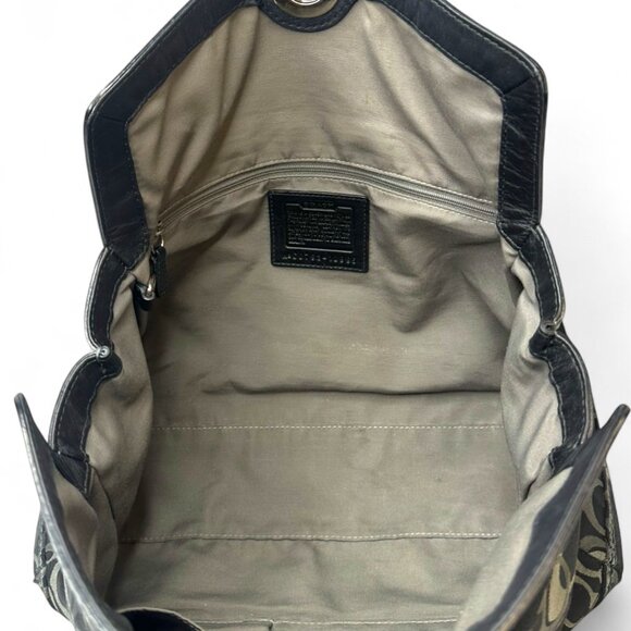 Coach Chelsea Optic Signature Jacquard Leather Shoulder Bag - Picture 10 of 10